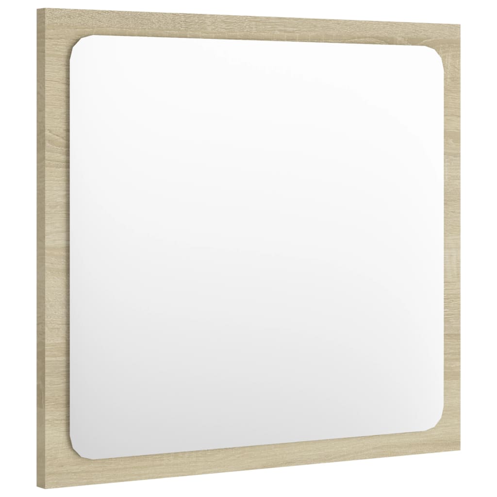 Bathroom Mirror Sonoma Oak 40x1.5x37 cm Engineered Wood