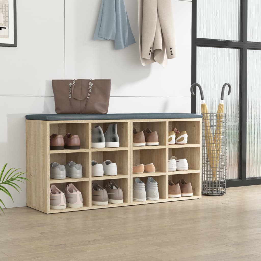 Shoe Cabinets 2 pcs Sonoma Oak 52.5x30x50 cm