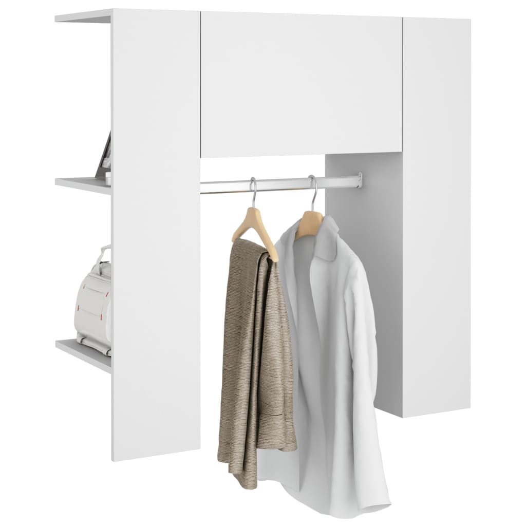 Hallway Cabinet White 97.5x37x99 cm Engineered Wood