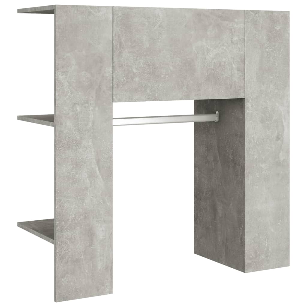 Hallway Cabinet Concrete Grey 97.5x37x99 cm Engineered Wood