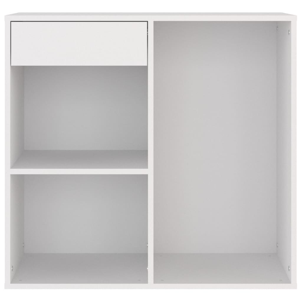 Cosmetic Cabinet White 80x40x75 cm Engineered Wood