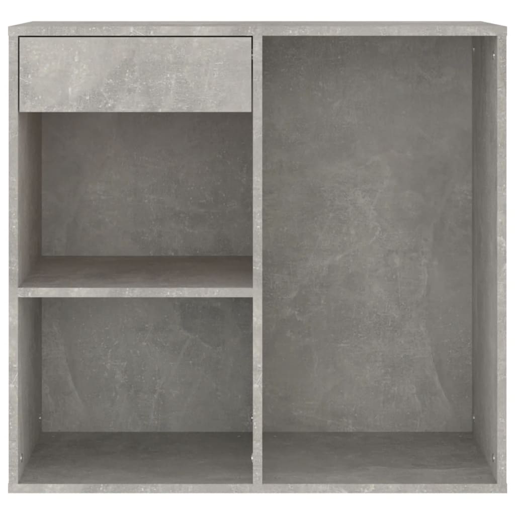 Cosmetic Cabinet Concrete Grey 80x40x75 cm Engineered Wood