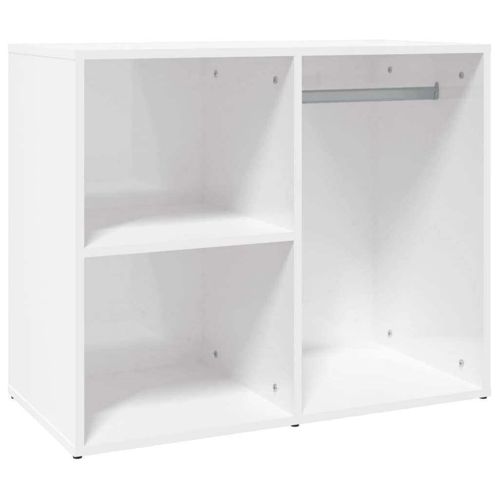 Dressing Cabinet High Gloss White 80x40x65 cm Engineered Wood