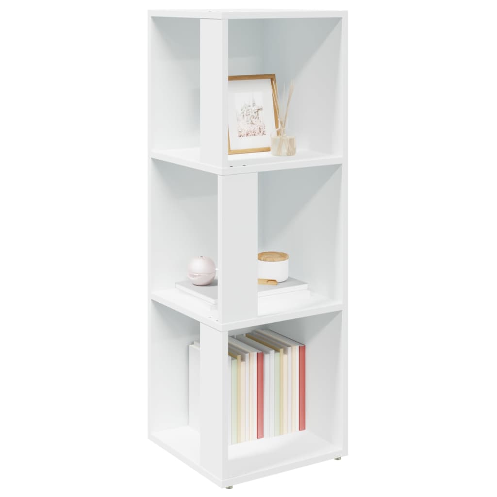 Corner Cabinet White 33x33x100 cm Engineered Wood