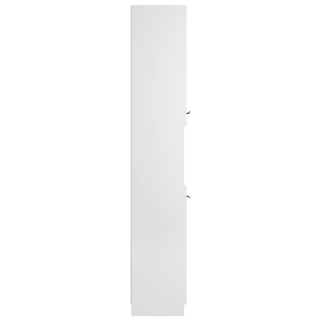 Bathroom Cabinet White 32x34x188.5 cm Engineered Wood