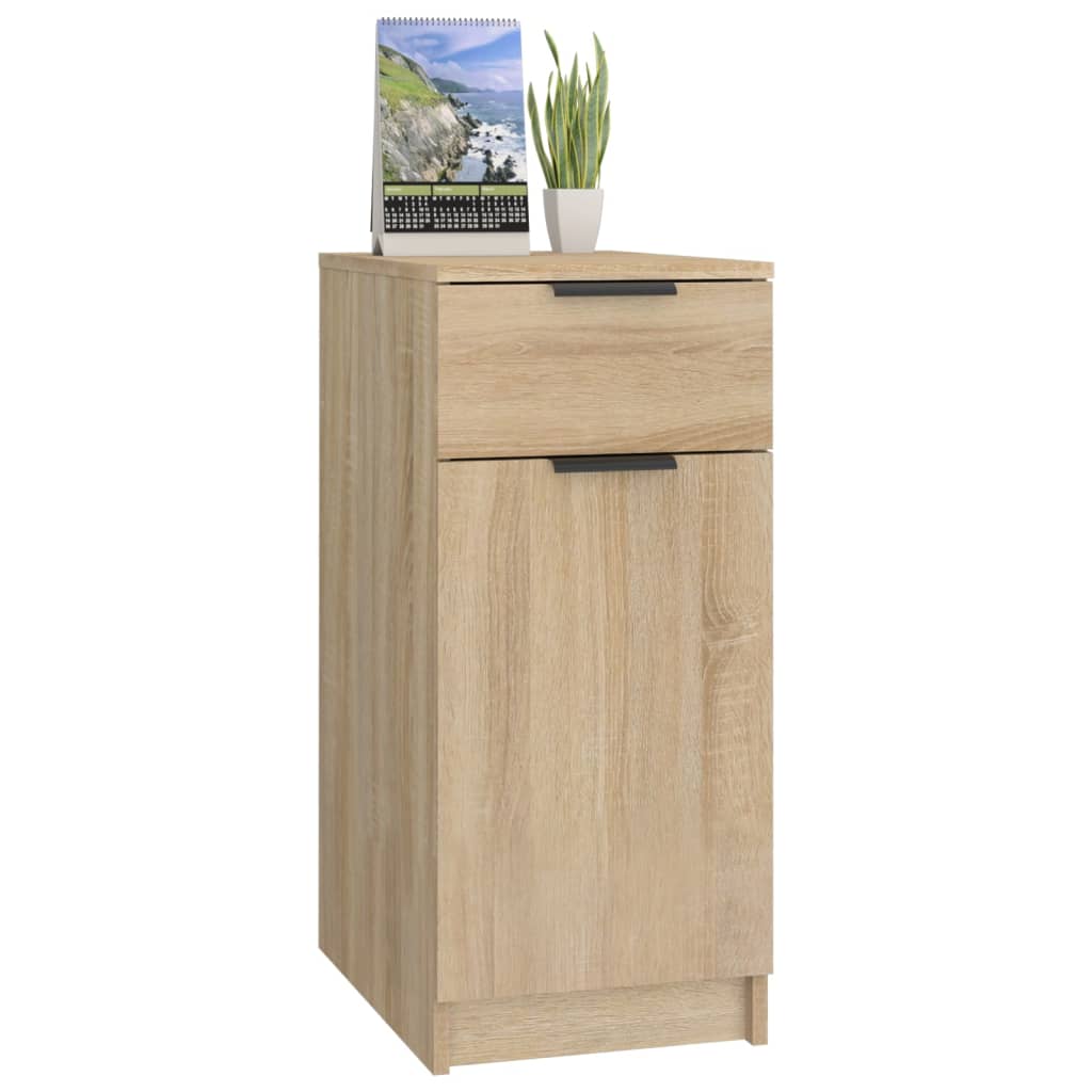 Desk Cabinet Sonoma Oak 33.5x50x75 cm Engineered Wood