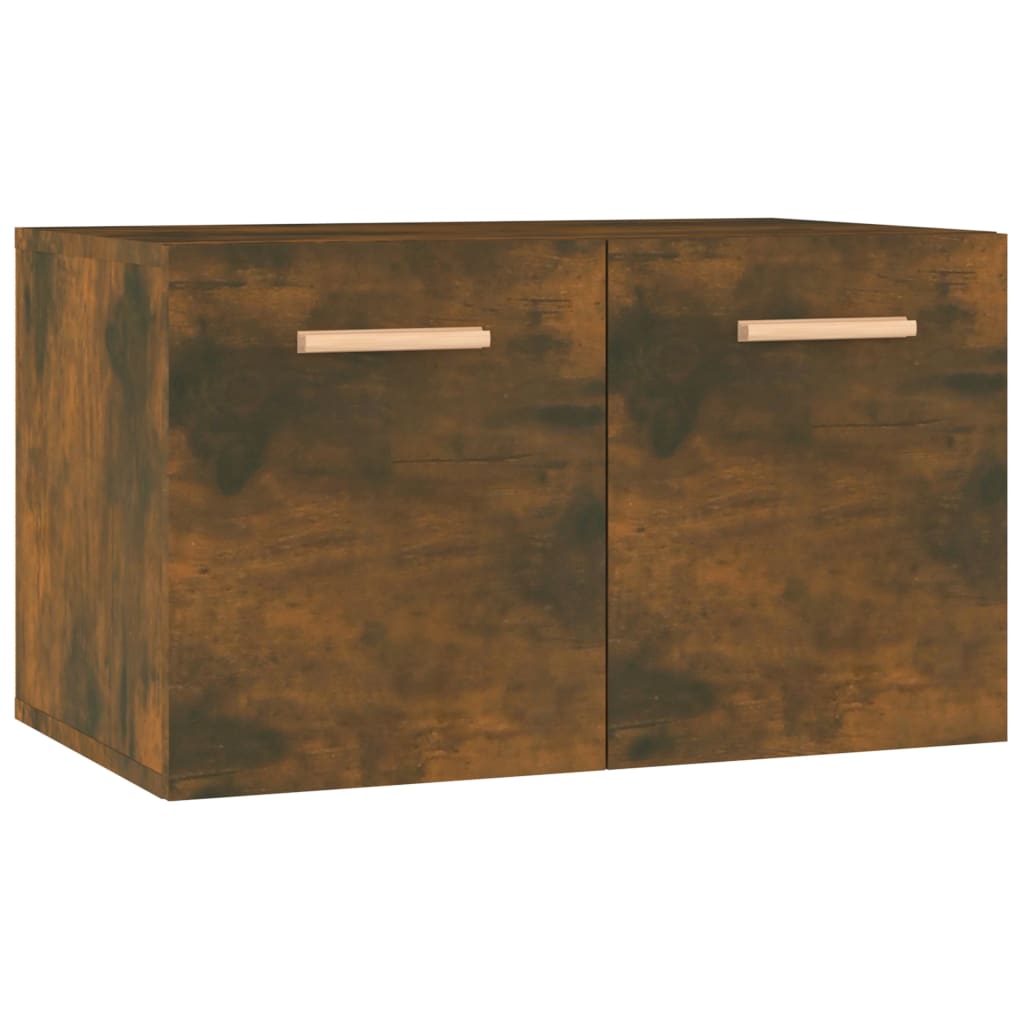 Wall Cabinet Smoked Oak 60x36.5x35 cm Engineered Wood