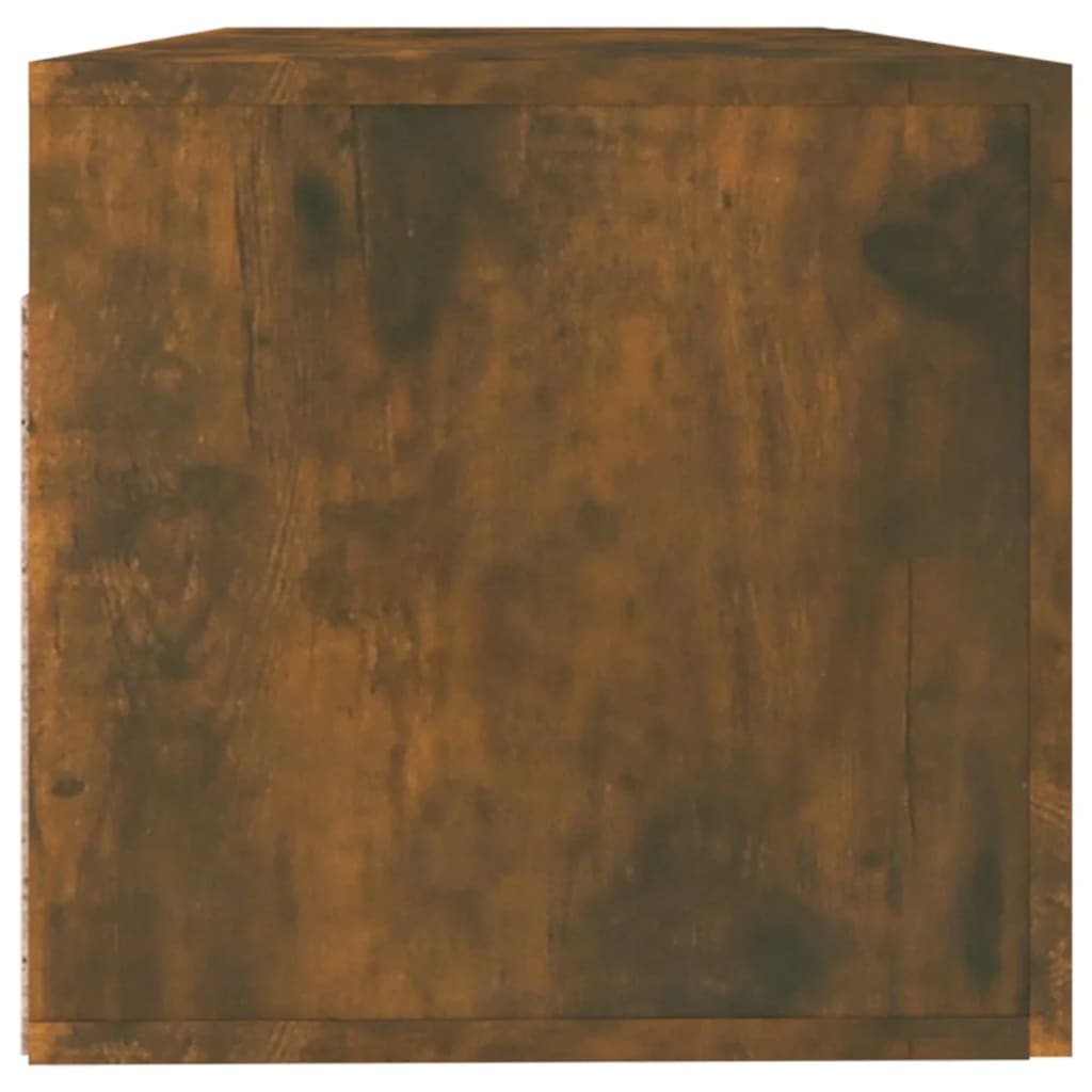 Wall Cabinet Smoked Oak 100x36.5x35 cm Engineered Wood