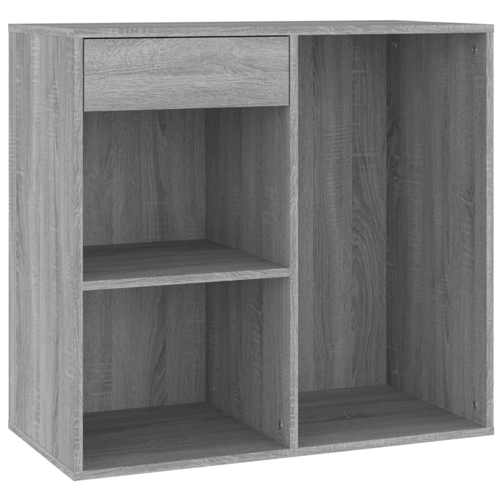 Cosmetic Cabinet Grey Sonoma 80x40x75 cm Engineered Wood