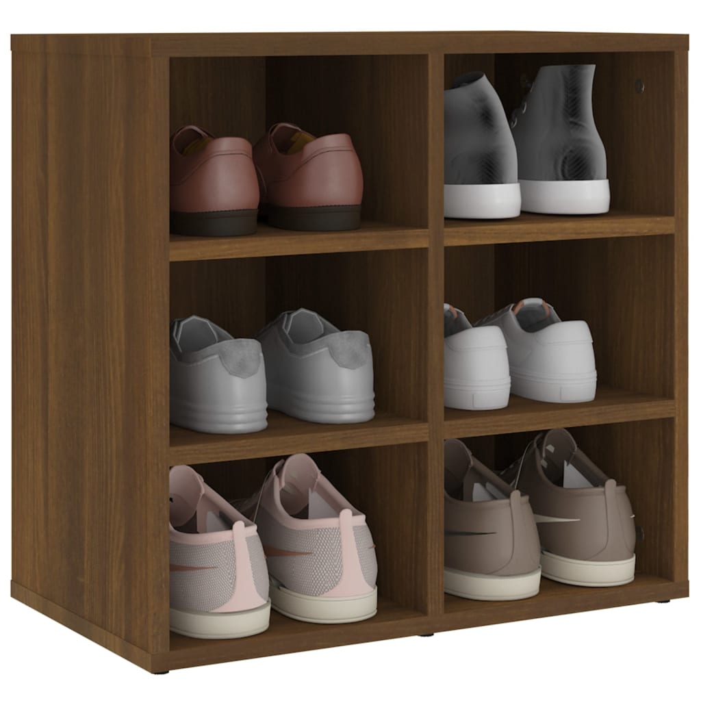 Shoe Cabinets 2 pcs Brown Oak 52.5x30x50 cm