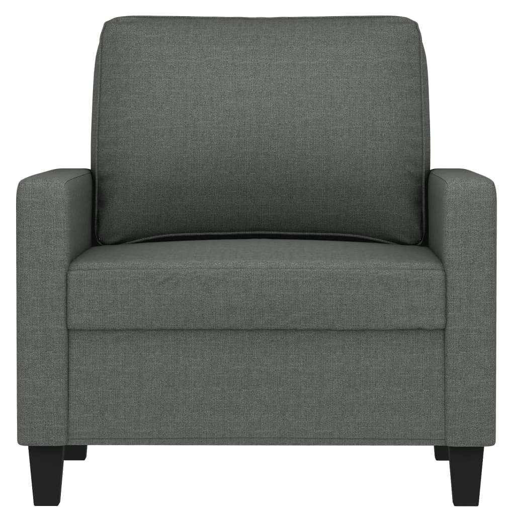 Sofa Chair Dark Grey 60 cm Fabric