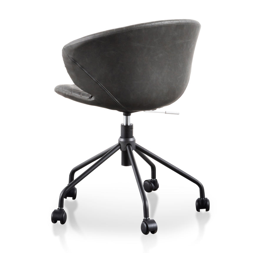 Greger Office Chair - Charcoal With Black Base