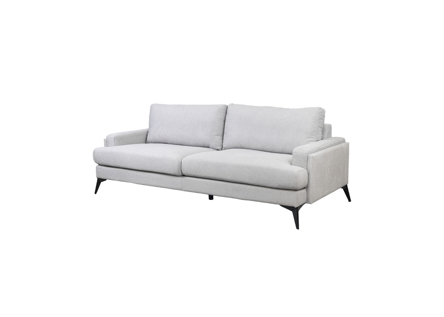 Barclay 3 Seater Fabric Lounge Sofa 214cm - Grey
