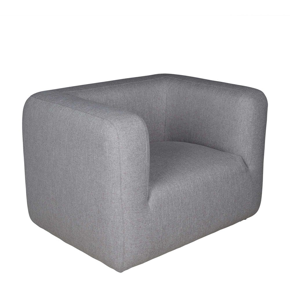Reyne Upholstered Arm Chair - Grey