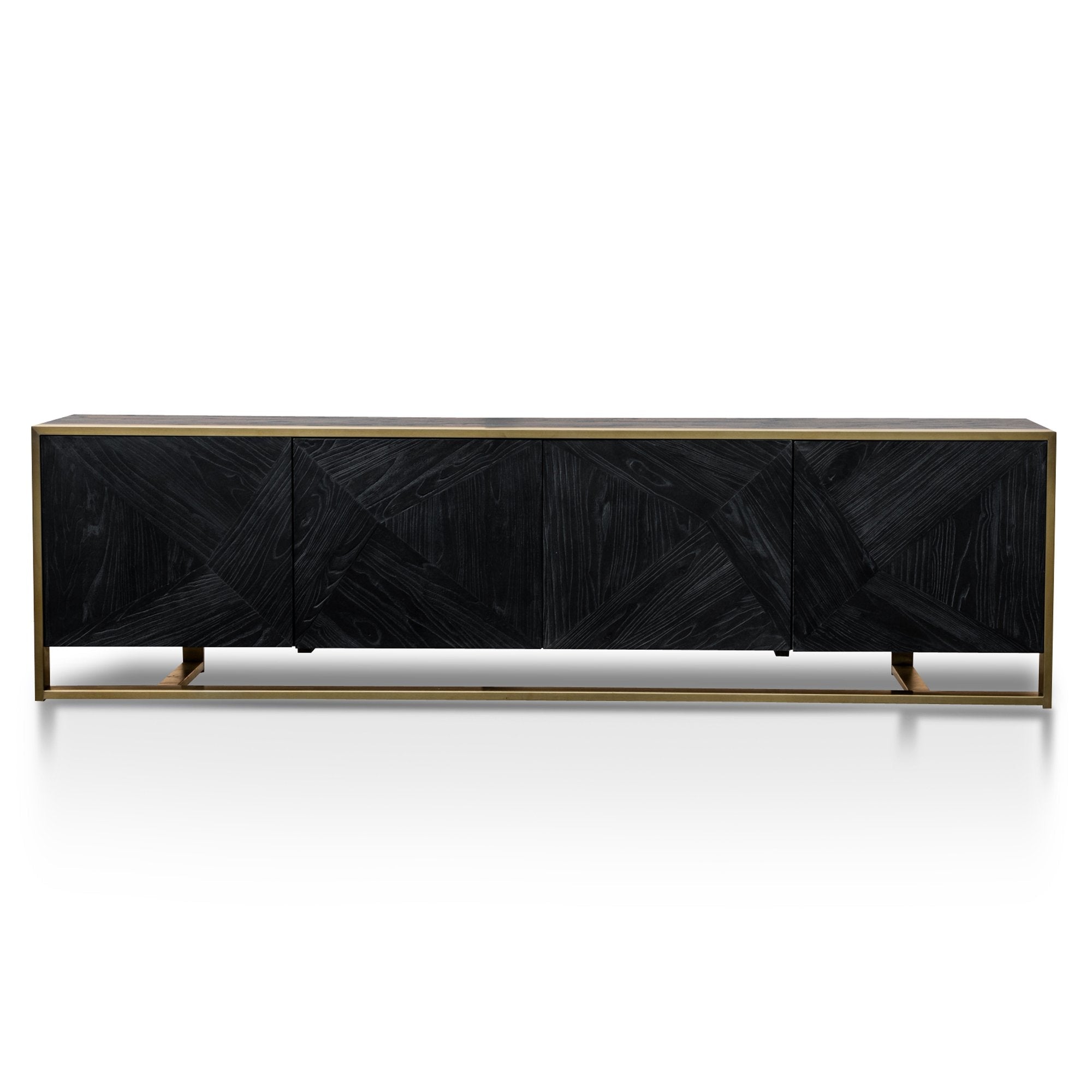 2.2m Entertainment TV Unit - Golden