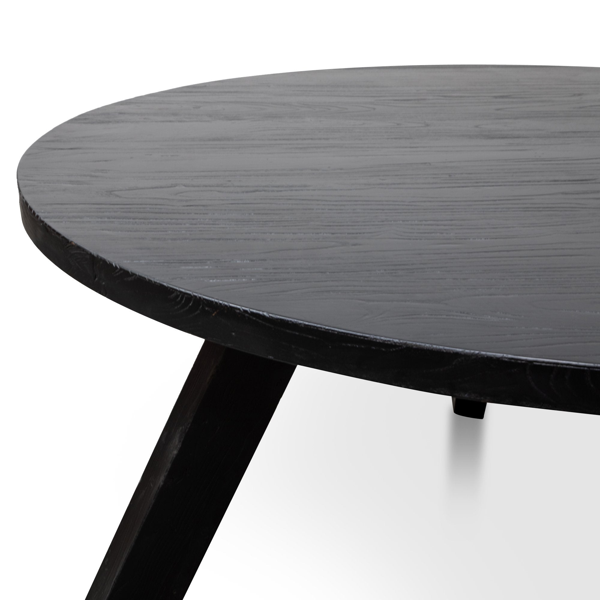 1.5M Round Dining Table - Full Black