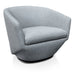 Swivel Lounge Chair - Light Grey - image 6