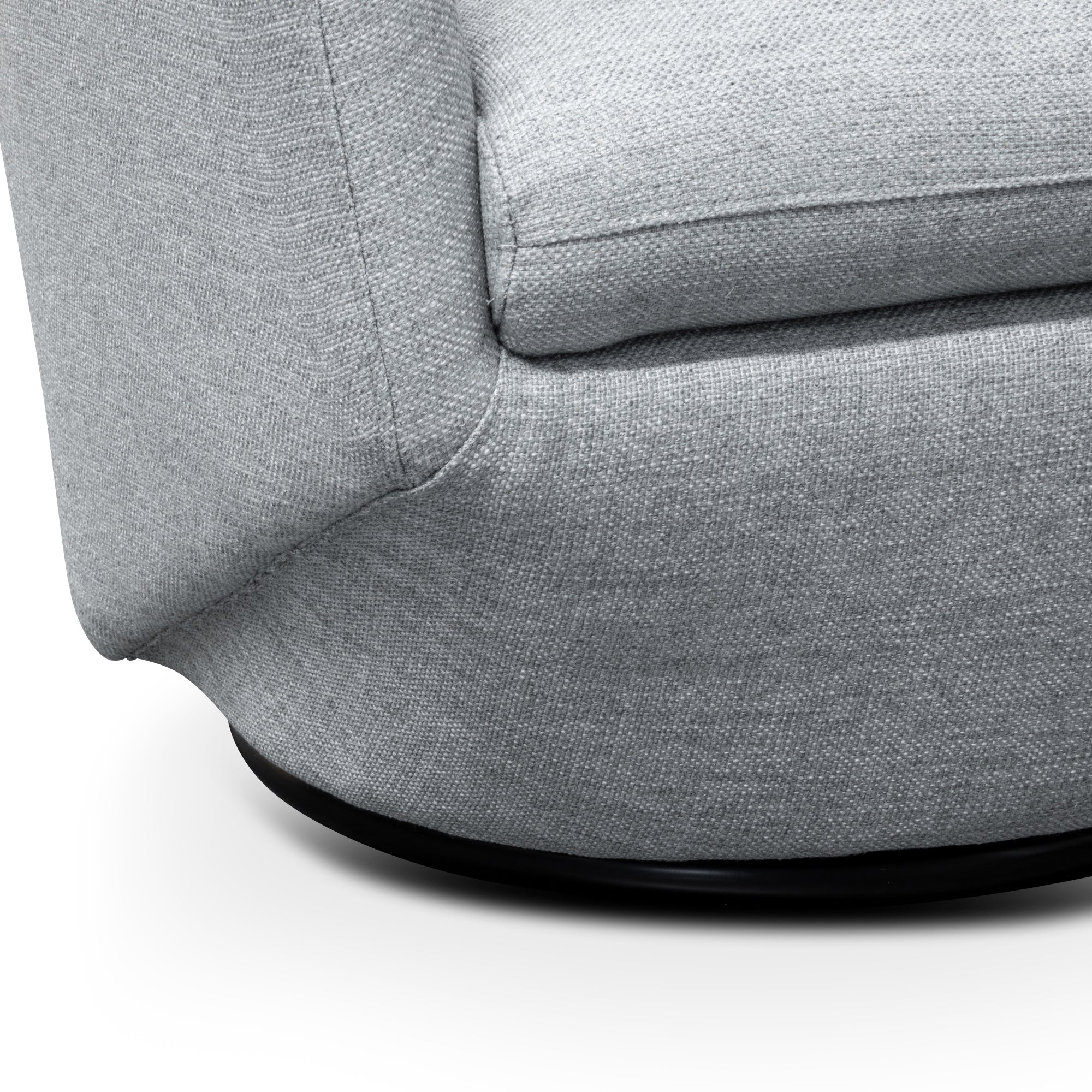 Swivel Lounge Chair - Light Grey - image 10