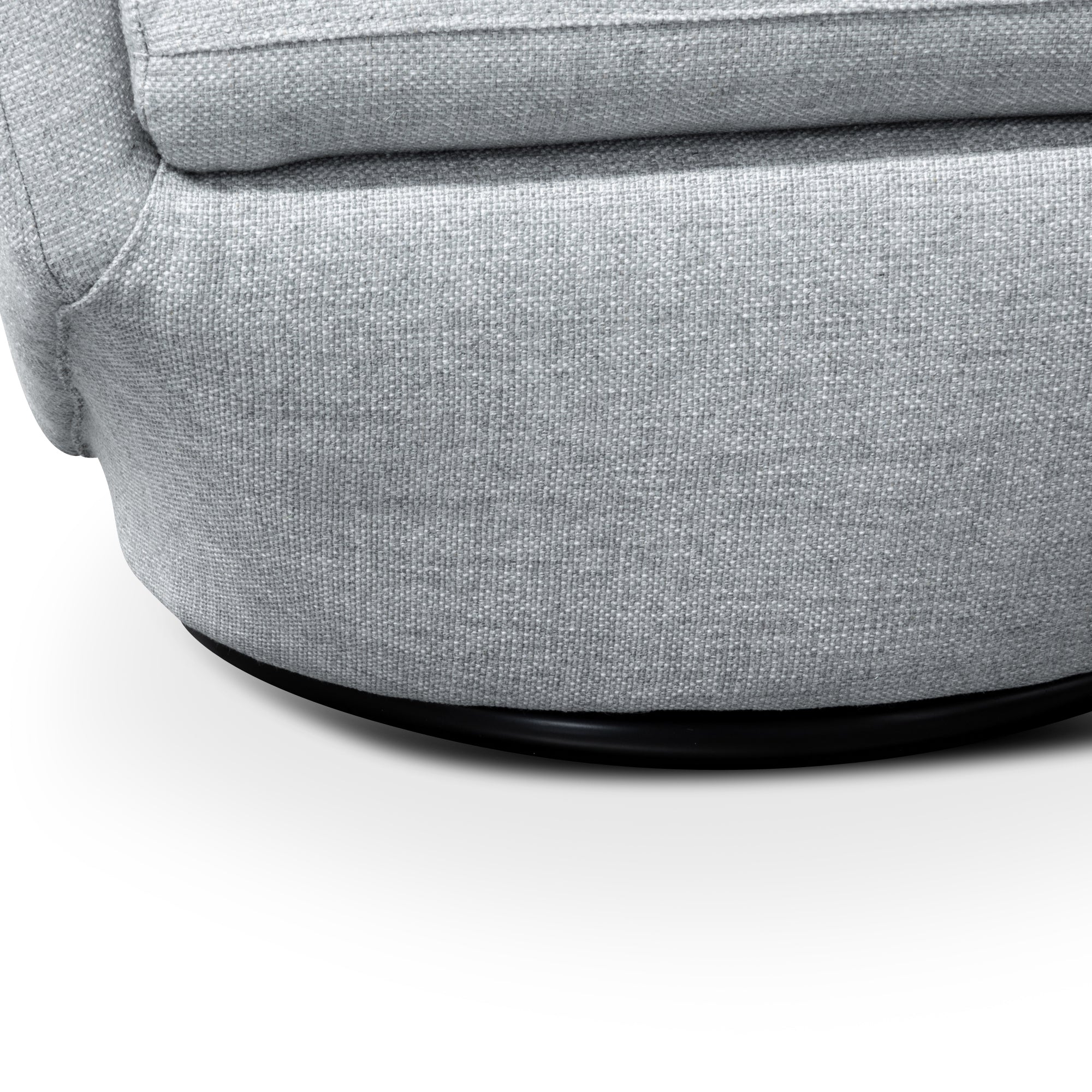 Swivel Lounge Chair - Light Grey - image 7