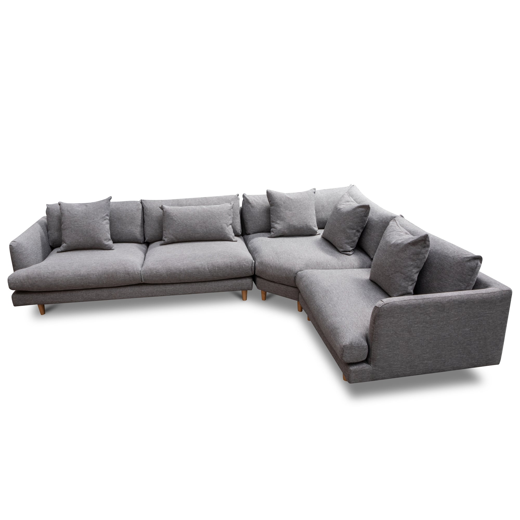 CLC2854-CA Right Return Modular Sofa - Graphite Grey