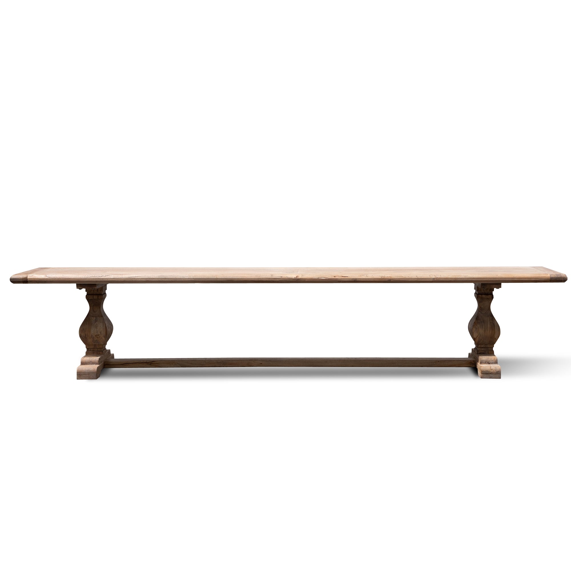 Reclaimed ELM 2.4m Wood Bench - Natural - image 2
