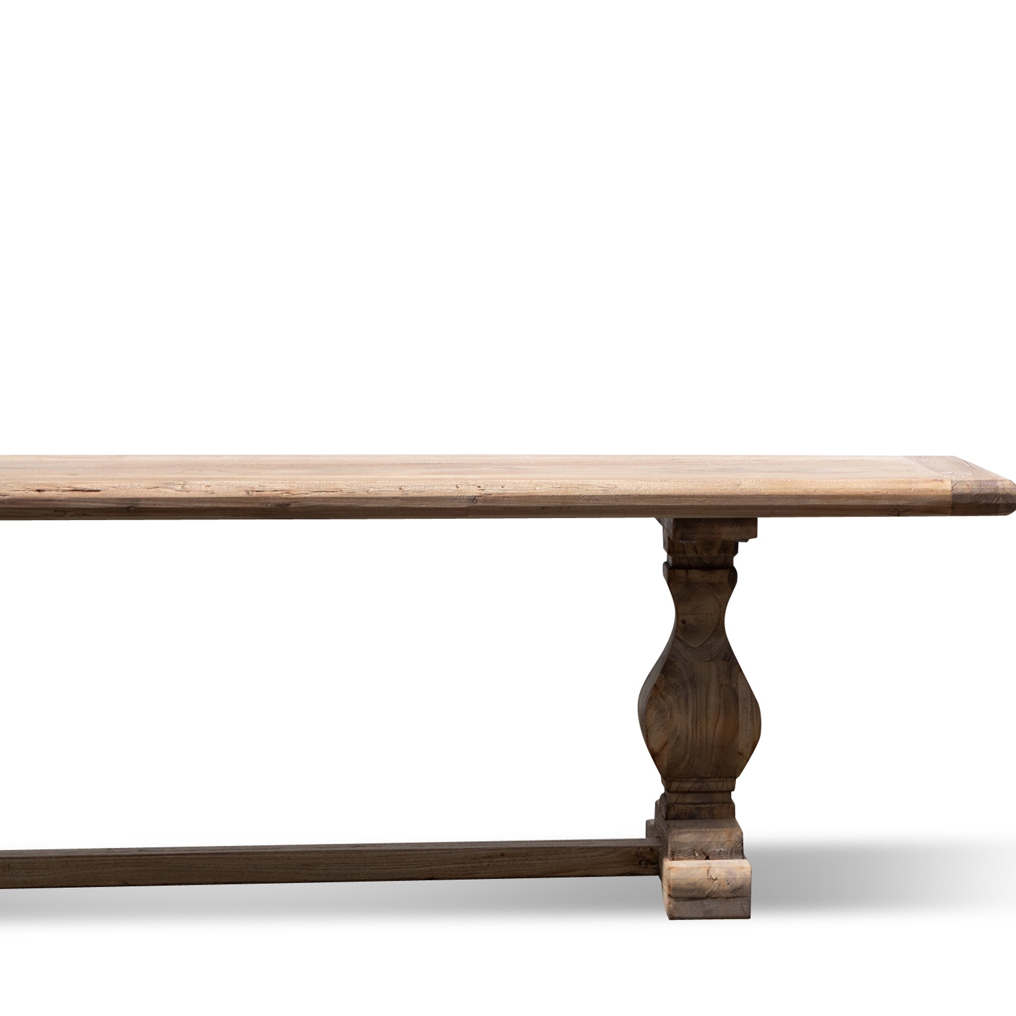 Reclaimed ELM 2.4m Wood Bench - Natural - image 3