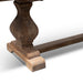 Reclaimed ELM 2.4m Wood Bench - Natural - image 7