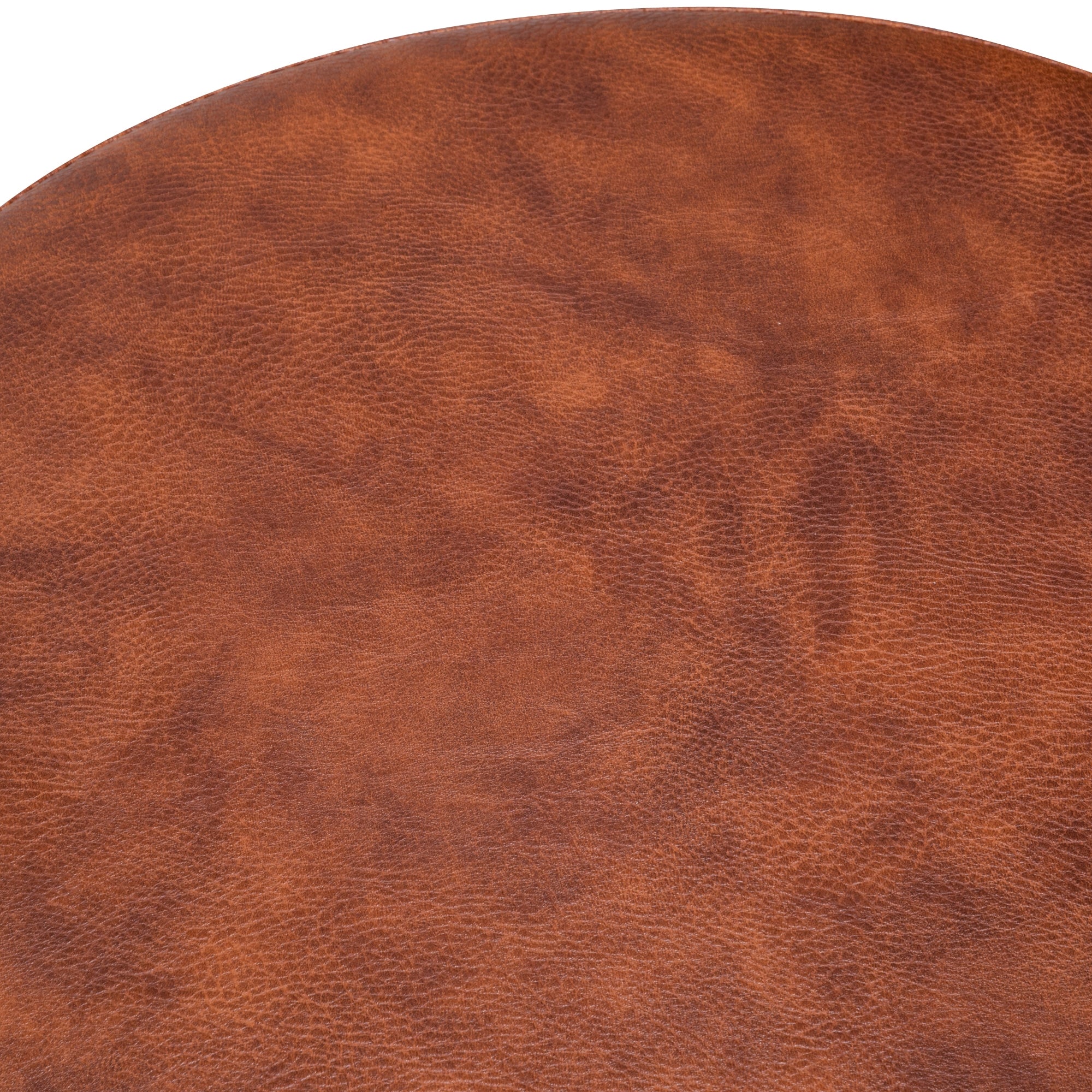 65cm Bar Stool in Rustic Brown - Black Legs - image 6