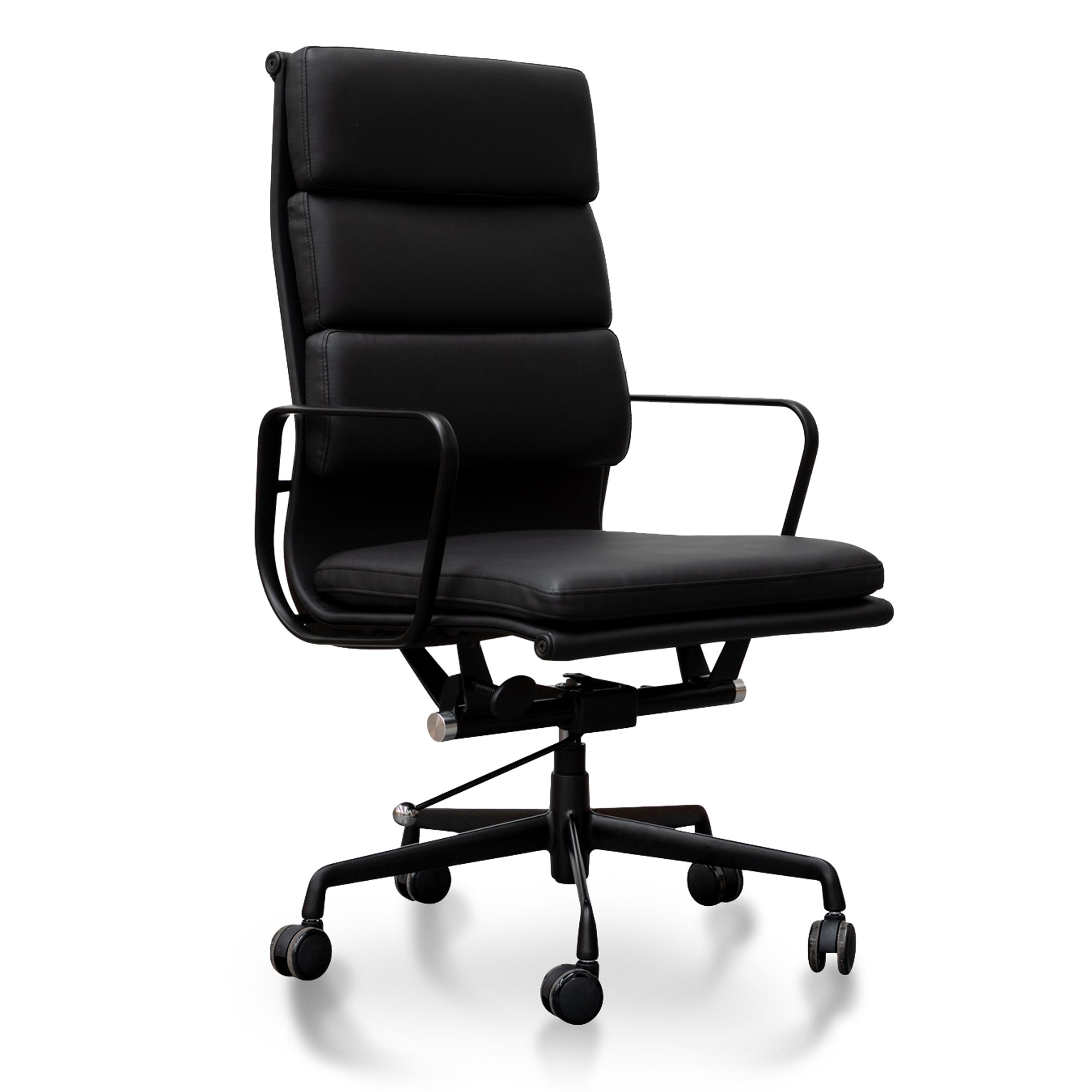 High Back Office Chair - Full Black - image 2