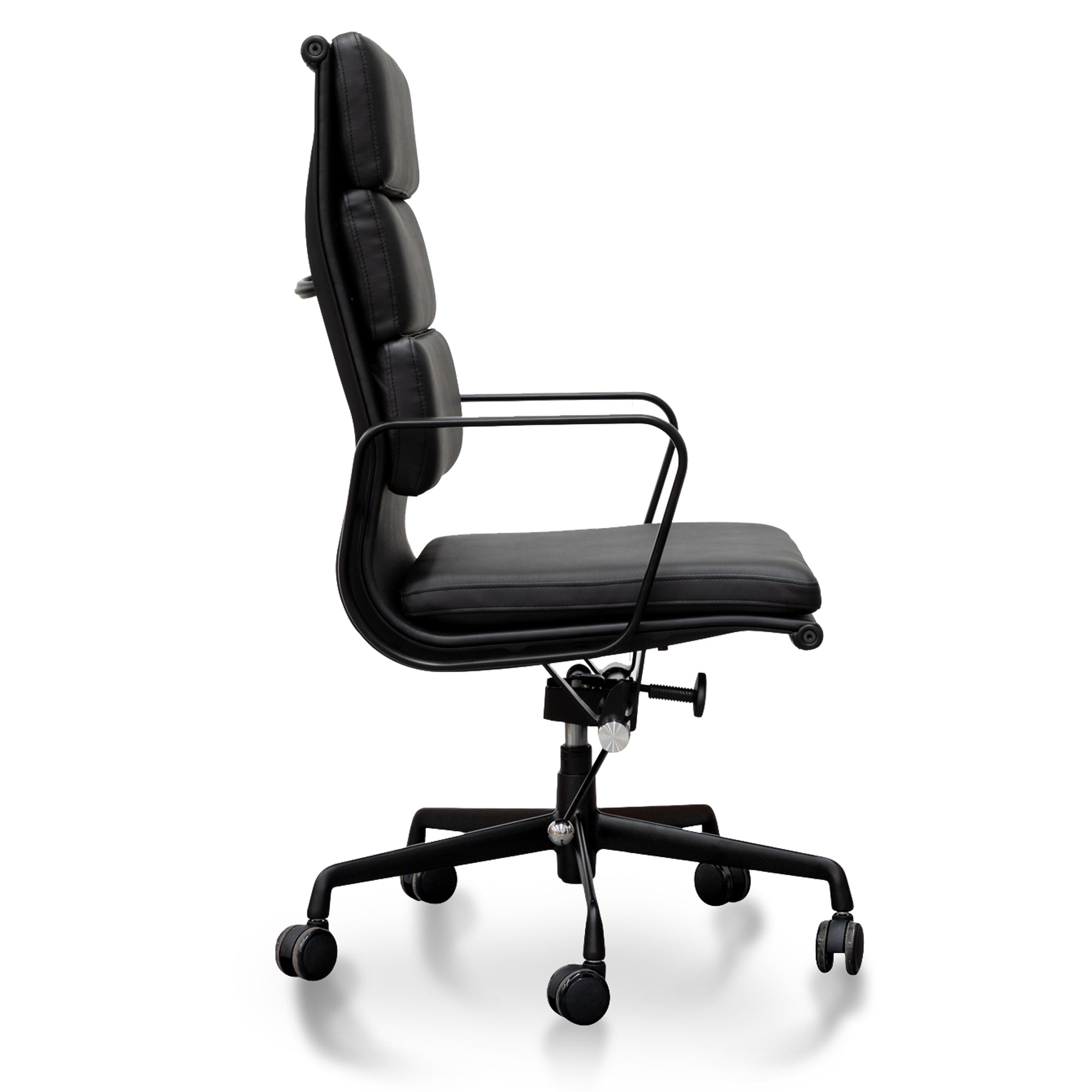 High Back Office Chair - Full Black - image 3
