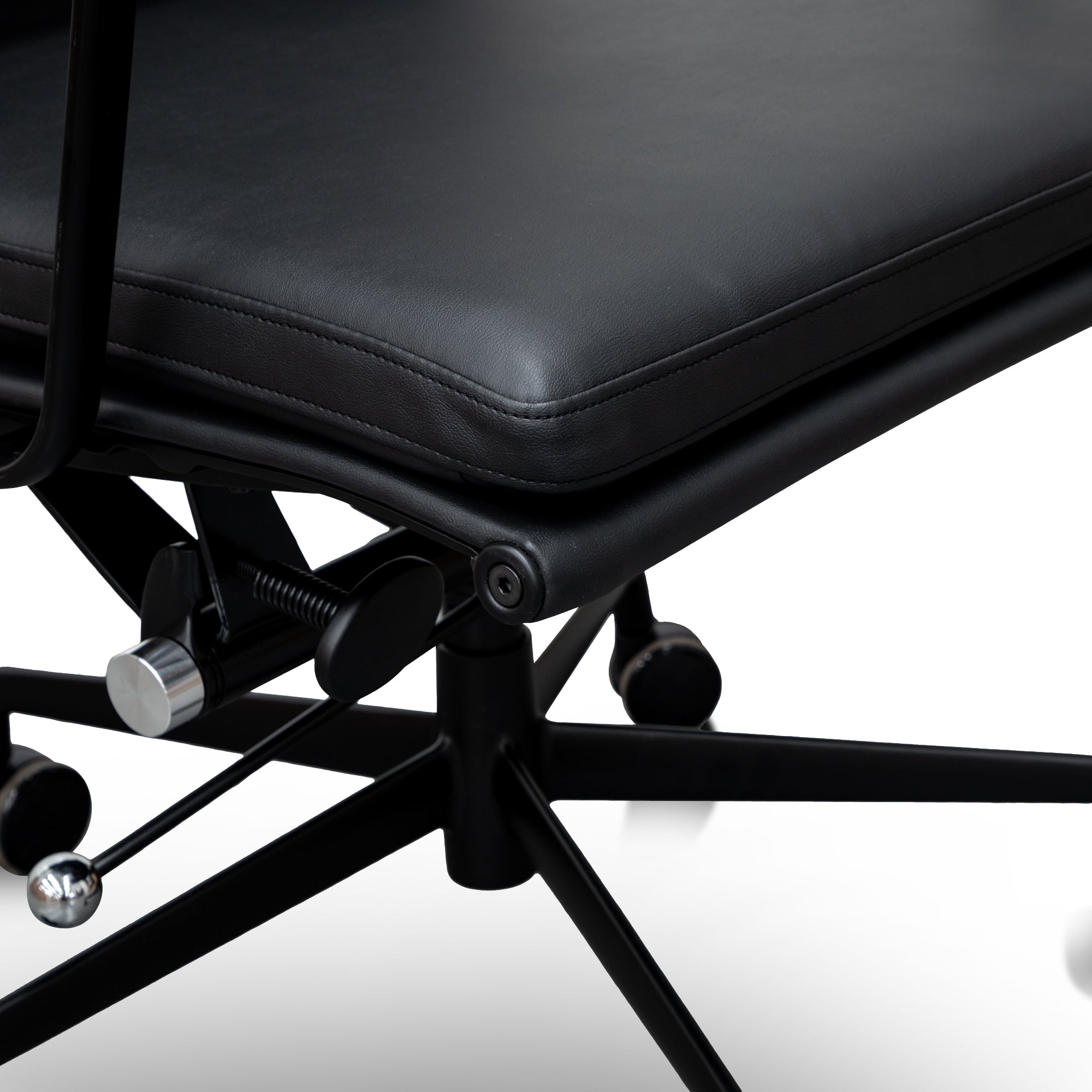High Back Office Chair - Full Black - image 9
