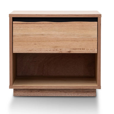 Showcasing Diminara Bedside Table - Messmate ST2894-AW Bedside Table by Calibre Furniturs