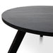 1.5M Round Dining Table - Full Black - image 4