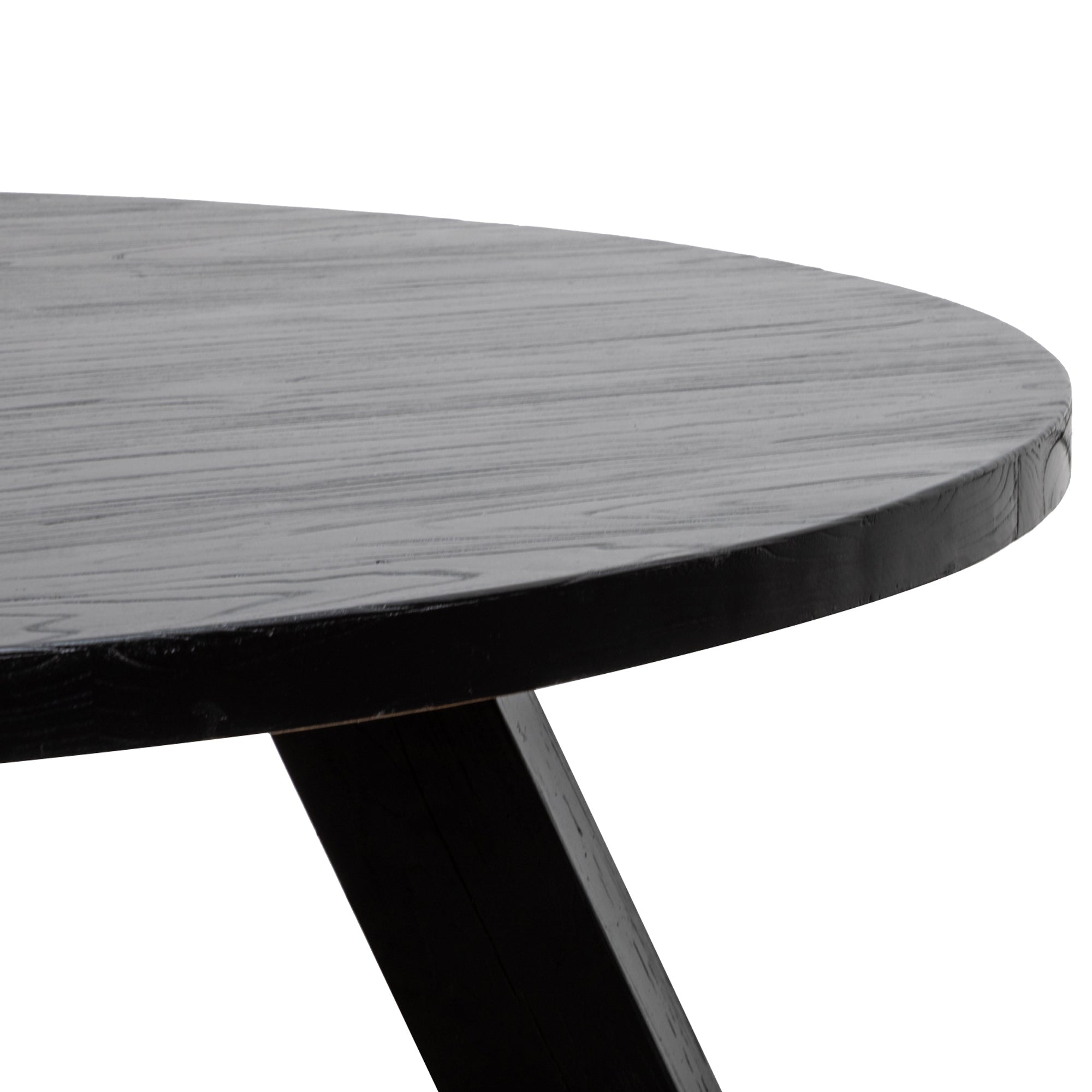 1.5M Round Dining Table - Full Black - image 3