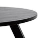 1.5M Round Dining Table - Full Black - image 3