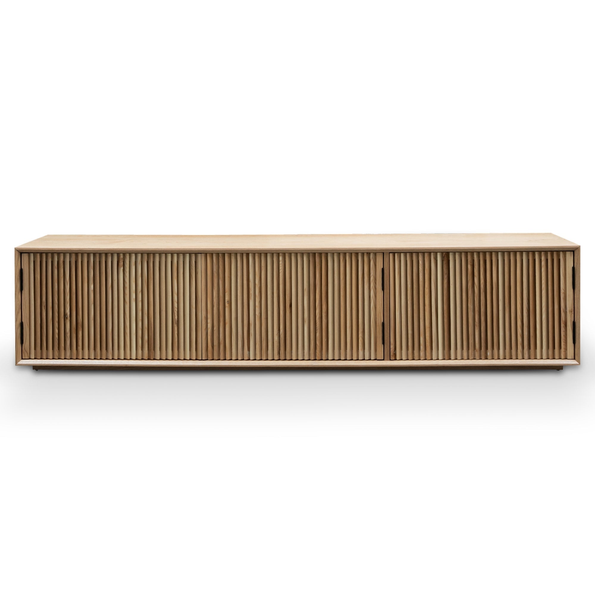 2m Entertainment TV Unit - Natural Ash Veneer - image 2