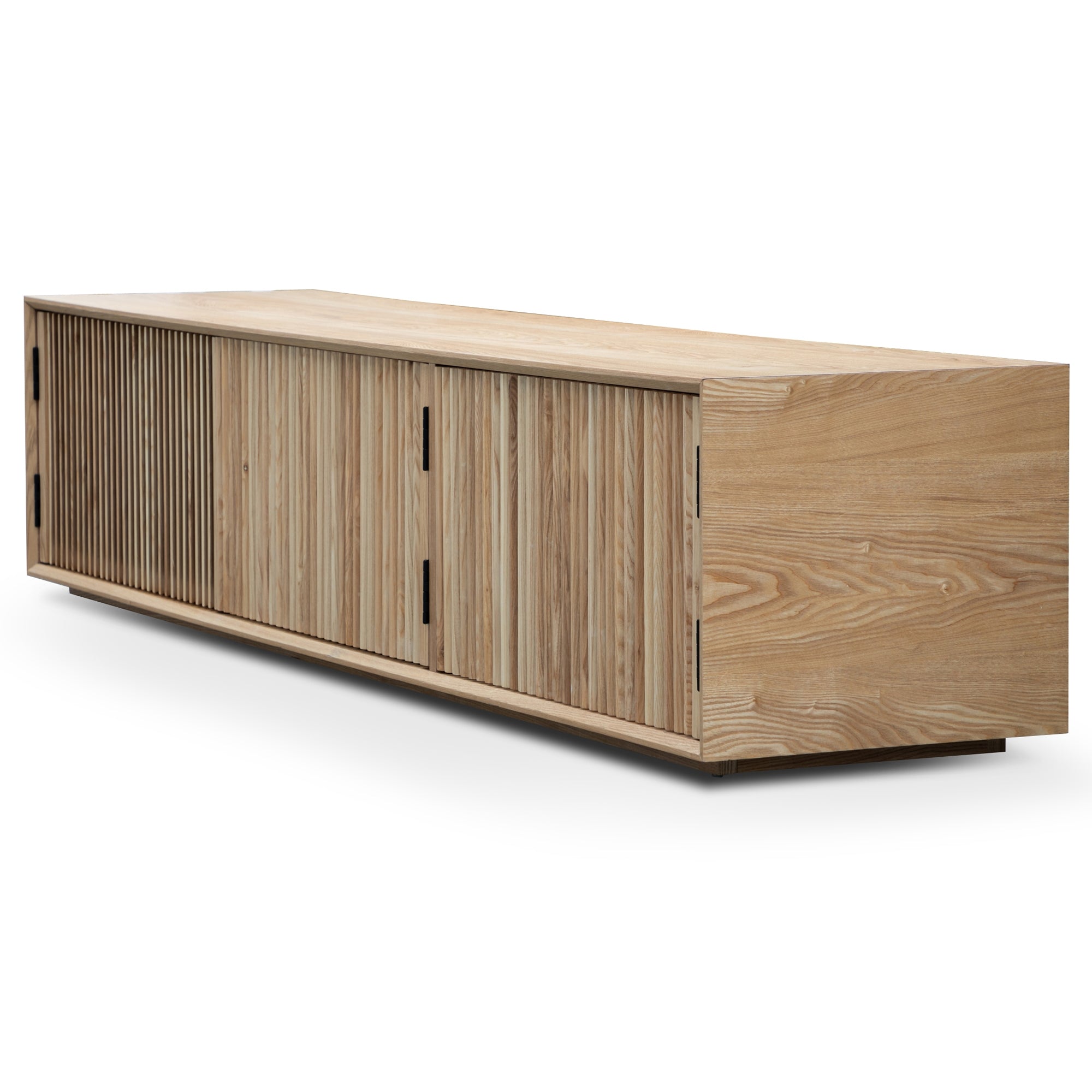 2m Entertainment TV Unit - Natural Ash Veneer - image 6