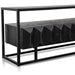 1.8m Entertainment TV Unit - Full Black - image 3