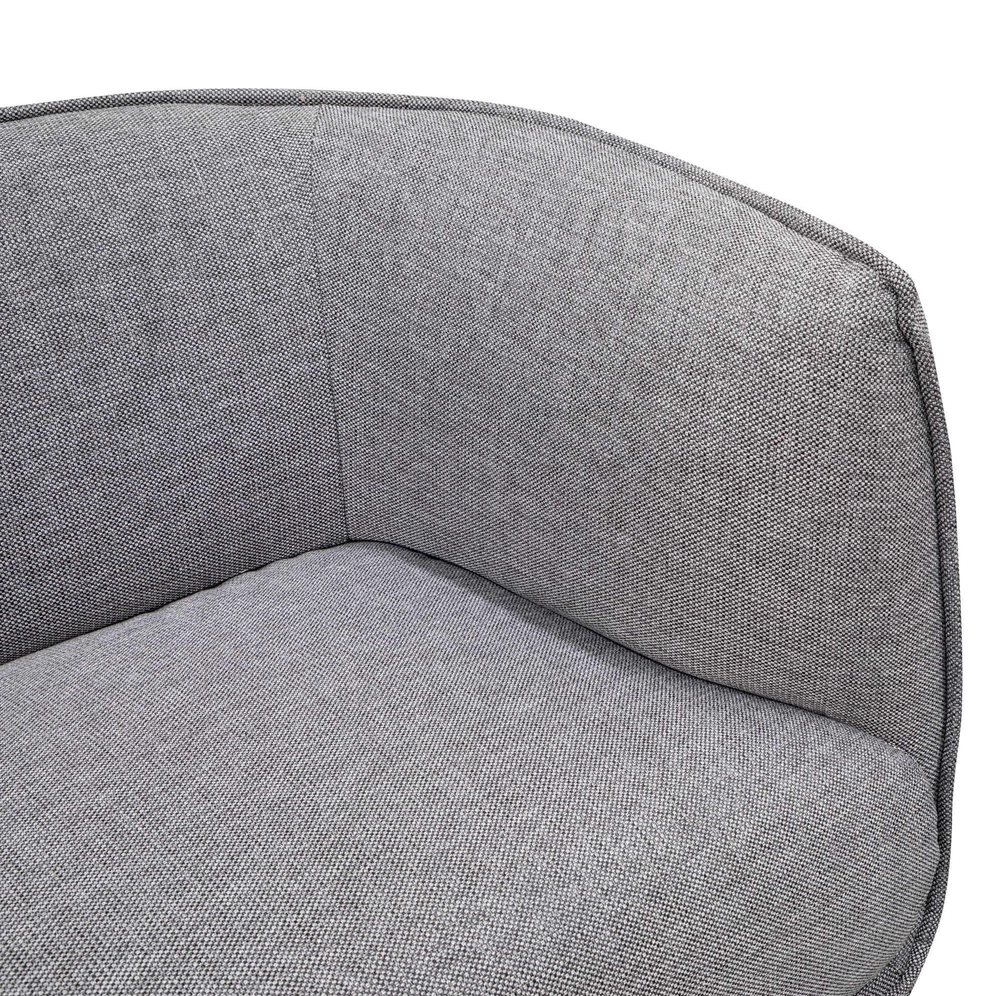 CLC2875-KSO 3 Seater Fabric Sofa- Graphite Grey