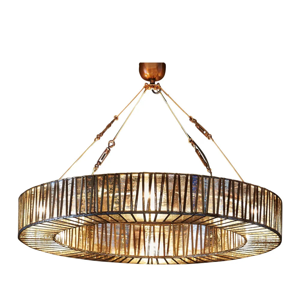 Chard Glass Pendant Lamp - Brown