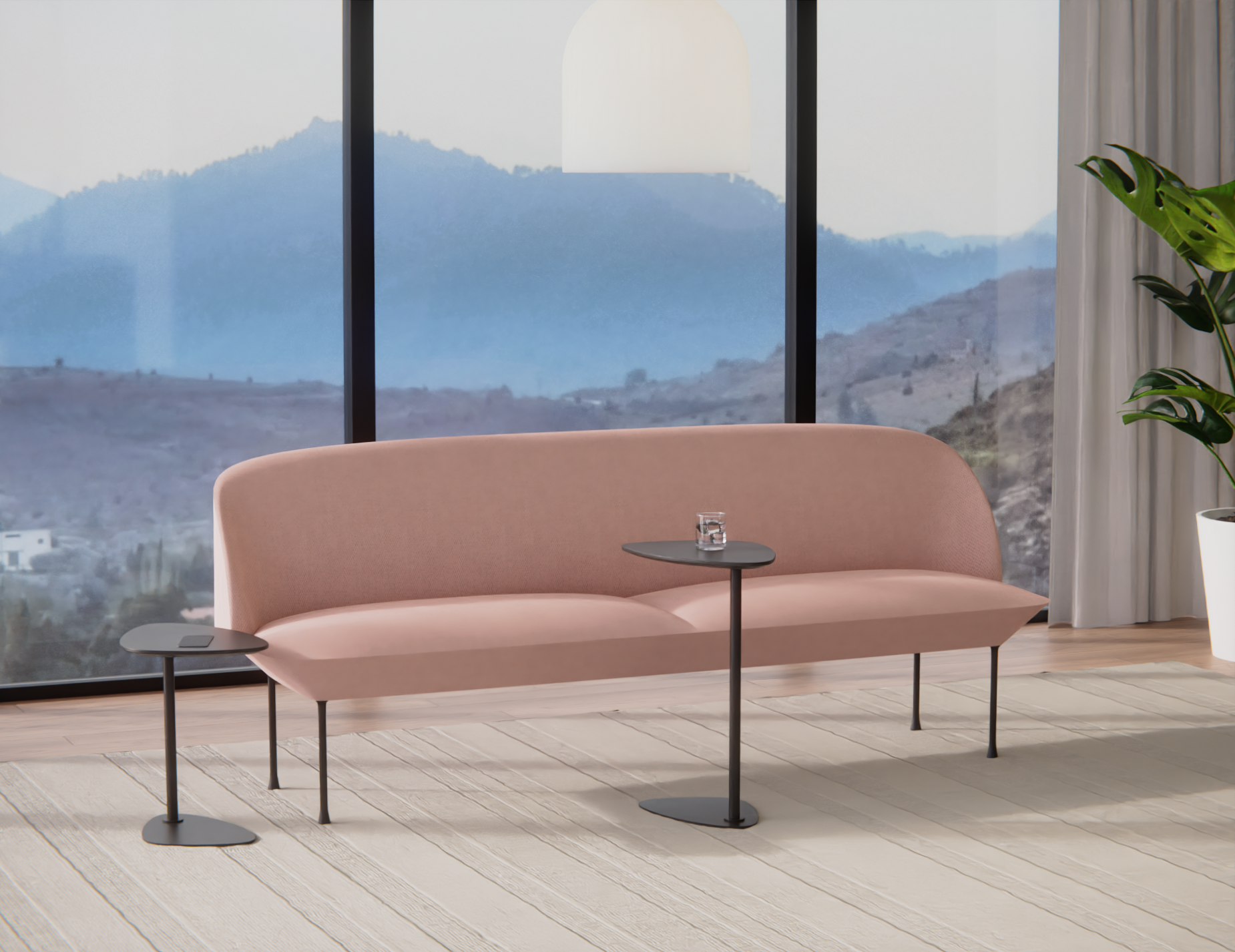 Fringe Side Table - Black