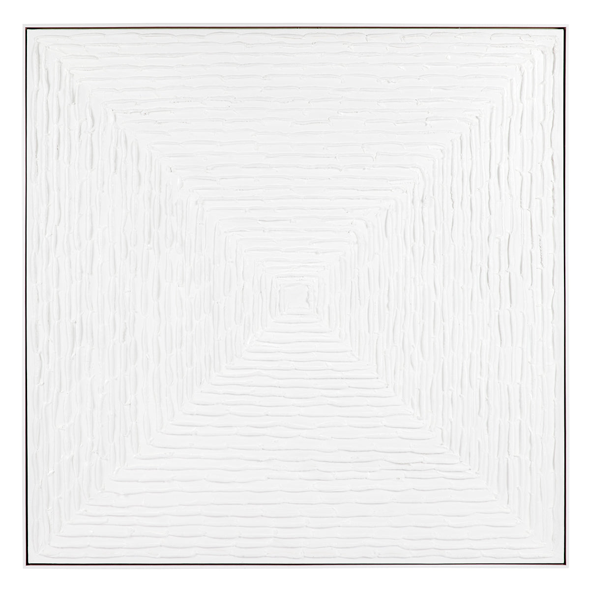 White Vortex Oil On Canvas Painting - Large — Culturehome.com.au