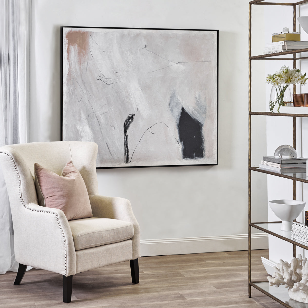 Tonal Retreat Oil On Canvas Painting