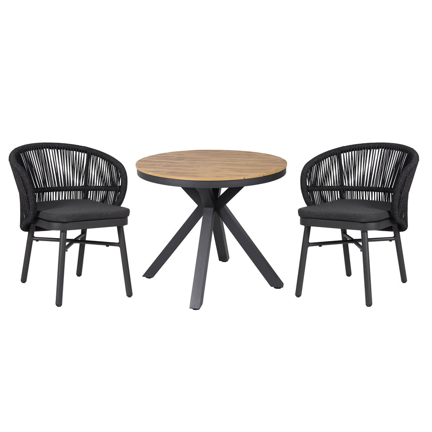Outdoor Dining Chair - Charcoal (Set of 2)