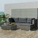 5 Piece Garden Lounge Set With Cushions Poly Rattan