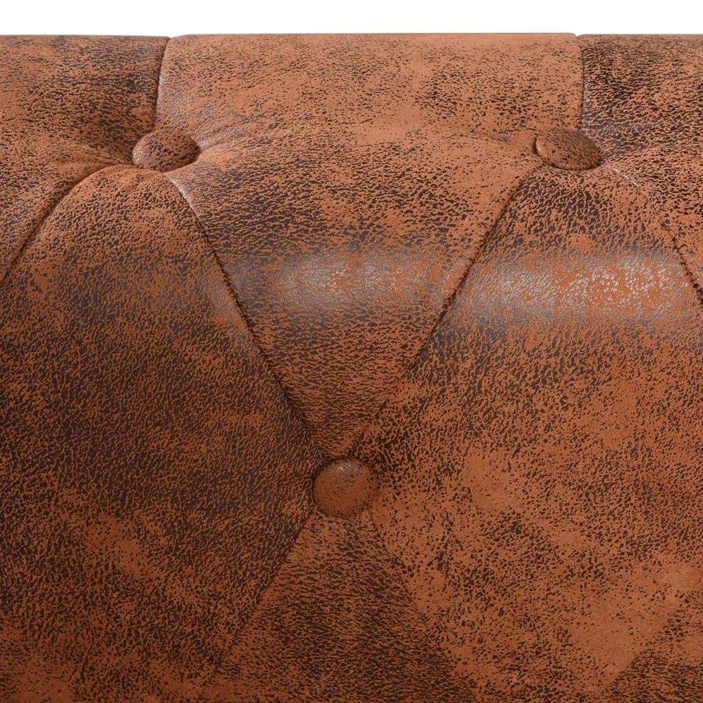 Chesterfield Corner Sofa Artificial Leather