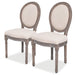 Dining Chairs 4 Pcs Cream Fabric