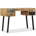 Writing Desk 110X50X76 Cm Solid Reclaimed Teak