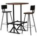 Bar Set 7 Piece Solid Reclaimed Wood