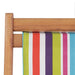 Folding Beach Chair Fabric And Wooden Frame